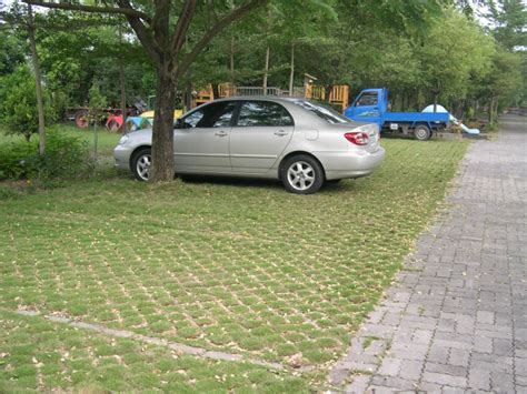 植草磚單價分析|請問100平方公尺停車場使用水泥鋪面、植草磚、連鎖磚的造價概估